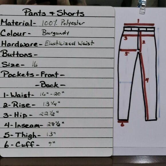 32x28 High Rise Trousers EUC #166 - Picture 7 of 7